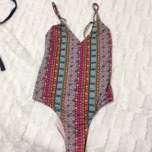 Multiple colored one piece! Never worn